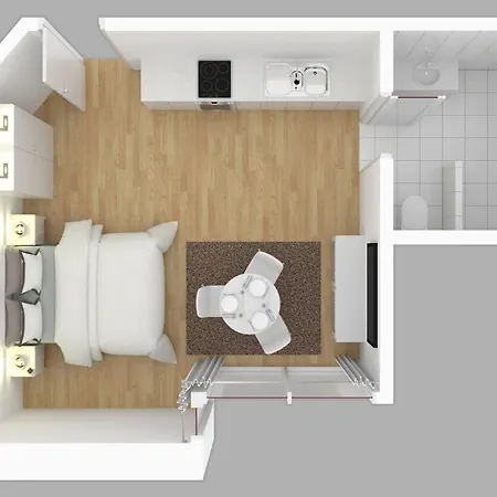 Moderne Neue Apartments Zum Wohlfuehlen Im Boardinghouse Bed & Butter Hasbergen Extérieur photo